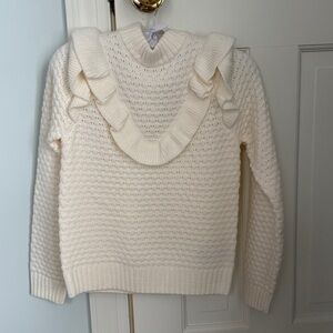 Janie and Jack Ivory Knit Sweater new with tags 10